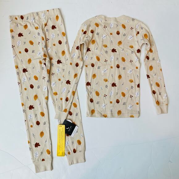 NWT Petit Lem Size 12 Fall Leaves Sleepwear - Picture 2 of 4